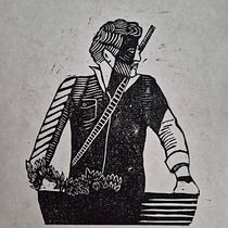 LoUs. Engraving, Fine Arts, Traditional illustration, Portrait Drawing, Printing & Ink Illustration project by marcelocrost - 05.31.2025