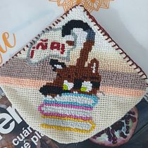 Marcador de paginas.. Embroider, DIY, Upc, cling, and Textile Design project by Micaela Broeckaert - 05.31.2025