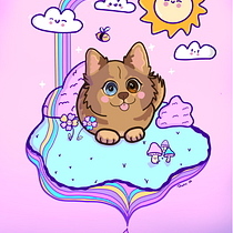Alpha Kawaii. Character Design, Digital Illustration, and Manga project by Pri Karranza - 06.01.2025