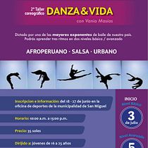 Afiche para taller de danza final Ein Projekt aus dem Bereich Bildende Künste, Br, ing und Identität, Verlagsdesign, Grafikdesign und Design von Roxana Valdez Chávez - 01.06.2025
