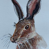 Animalario en acuarela. Traditional illustration, Watercolor Painting, Fine Arts, and Naturalistic Illustration project by Maika Mora - 06.01.2025