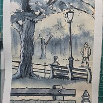 Three Sketches in Raro's Style. Een project van  Tekening,  Illustratie met inkt, Schilderij, Sketchbook,  Schetsen y Aquarelschilderen van patricia_o - 02.06.2025