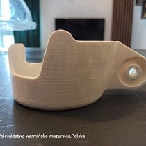 Uchwyt lampy. 3D, 3D Design, Product Design, 3D Modeling & Industrial Design project by Wojtek Mikołajczyk - 06.03.2025