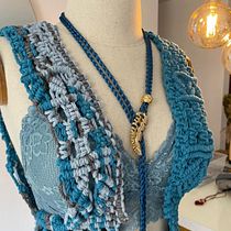 Chaleco Macrame  Ein Projekt aus dem Bereich H, werk, Erweiterungsentwicklung, Makramee, Weben und Textildesign von lulurodrig4 - 04.06.2025