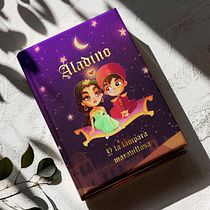 Aladino y la lámpara maravillosa. Fine Arts, Painting, Traditional illustration, Drawing, Watercolor Painting, Pencil Drawing, Children's Illustration, and Narrative project by Aixa Arguello - 06.04.2025