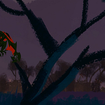 vampiro verde. Animation, Film, Video, TV, Character Design, Multimedia, Photograph, Post-production, and 2D Animation project by rodriguezibarraandrescamilo - 06.05.2025