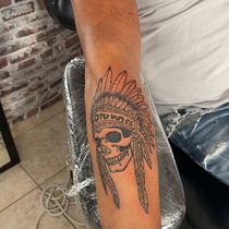 Indien . Desenho de tatuagens projeto de Kevin Labarthe - 05.06.2025