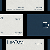 LeoDavi. Br, ing, Identit, Design, Digital Design, Logo Design, Stationer, and Design project by jhonnatha felipe - 06.06.2025