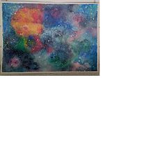 Galaxy Far Far away. Fine Arts, Painting, Traditional illustration, and Watercolor Painting project by kylieclaxton1970 - 06.07.2025