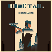 Cocktail From Birmania Bar. Fine Arts, Poster Design, Digital Illustration, Digital Drawing, Vector Illustration, Editorial Illustration, Graphic Design, Drawing, T, pograph, and Editorial Design project by Niraw Kumar - 06.07.2025