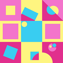 Geometrical choreography. My project for course: Introduction to Motion Design and Animation Curves in After Effects. Animation, Motion Graphics, Kinetic T, and pograph project by Maksym Bohinskyi - 06.08.2025