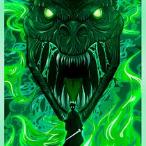 Basilisco Harry Potter. Traditional illustration, Digital Illustration, Vector Illustration, and Poster Design project by ledezmanietojuanandres - 06.09.2025