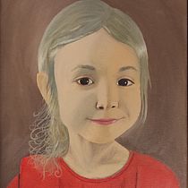 Portrait of my daughter . Un proyecto de Bellas Artes, Pintura y Pintura al óleo de anriettae - 09.06.2025