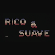 Lettering digital Rico & Suave, Guaynaa - El nuevo sonero, Salsa.. Projekt z dziedziny Br, ing i ident, fikacja wizualna, Projektowanie graficzne, Trad, c, jna ilustracja, T i pografia użytkownika jota_ro - 09.06.2025