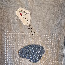 A finch at a pond Ein Projekt aus dem Bereich DIY, Stickerei, Weben, Textildesign, Upc und cling von eugkh.learn - 10.06.2025