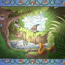 A moments rest  Ein Projekt aus dem Bereich Kinderillustration, Digitale Zeichnung und Digitale Illustration von djycdpsnd6 - 12.06.2025