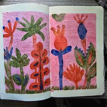 Proyecto final del curso: Cuaderno de artista: explora técnicas de ilustración. Fine Arts, Creativit, Creating with Kids, Design, Traditional illustration, Painting, and Sketchbook project by Anabell Jorge - 06.12.2025