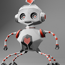 omega robot. Een project van Ontwerp van personages, Productontwerp y  3D-modellering van eduard pintilie - 15.06.2025