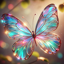 Mariposa con Alas de Cristal . Meditação, Atenção plena, Marketing para Facebook, Redes sociais, Redação de conteúdo, e Escrita projeto de Rhaelly M. Hernandez Figueroa - 16.06.2025