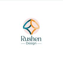 Rushen Design . Un proyecto de Br, ing e Identidad, Teoría del color, Diseño, Gestión del diseño, Diseño digital, Diseño editorial, Diseño gráfico, Diseño de logotipos, Tipografía y Diseño tipográfico de Esra Othman - 17.06.2025