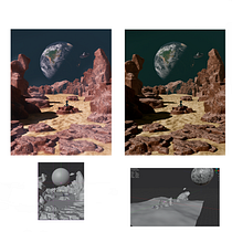 En busca de la Paciencia . 3D, 3D Design e Ilustração digital projeto de rojojpg - 17.06.2025