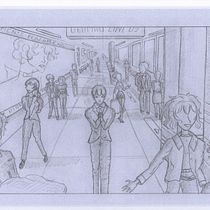 "The Subway Reader": A Traditionally Drawn Piece. Fine Arts, Sketching, Drawing, Pencil Drawing, Figure Drawing, Artistic Drawing, and Traditional illustration project by samanthashawn22 - 06.17.2025
