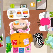 GIRL STUDIO  Ein Projekt aus dem Bereich Digitale Zeichnung, Digitale Illustration und Zeichnung von Allison Yeray Hernández Olivares - 18.06.2025