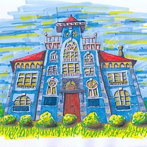 Mi trabajo del curso "Dibujo arquitectónico expresivo con marcadores de colores". Architectural Illustration, Drawing, Ink Illustration, Sketchbook, and Sketching project by Eduardo Martínez Sotillos - 06.19.2025
