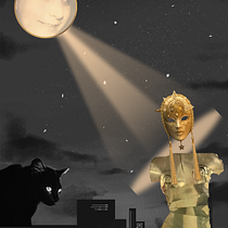 El gato anónimo busca su camino. Photograph, Photograph, Post-production, Photo Retouching, Photographic Composition, and Photomontage project by Esther López García - 06.19.2025