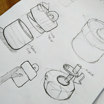 HalfCap Cups, Industrial Product Design. Sketching, Design, Sketchbook, Drawing, and Product Design project by Galih Aji Arganata - 06.19.2025