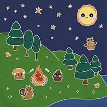 Kawaii drawing. Character Design, Digital Illustration, and Manga project by Susanne - 06.19.2025