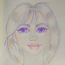 Colored pencil portrait. Colored Pencil Drawing, Drawing, Portrait Drawing, and Sketchbook project by Mafe G - 06.19.2025