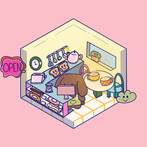 BUNNY CAFE . 2D Animation, Animation, Character Design, Digital Illustration, Traditional illustration, and Manga project by Allison Yeray Hernández Olivares - 06.20.2025