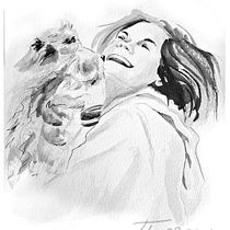 Gift for my sis . Artistic Drawing, Fine Arts, Traditional illustration, Ink Illustration, Painting, Pencil Drawing, Portrait Drawing, and Mindfulness project by rukia1991 - 06.20.2025