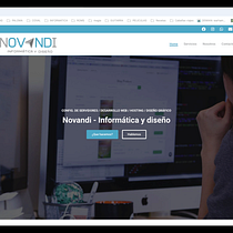 Sitio web de NOVANDI. App Design, Digital Product Design, Portfolio Development, and Web Design project by Felipe Monti - 06.21.2025