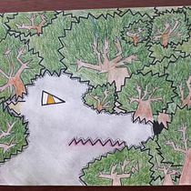 Progetto del corso Introduzione all'illustrazione infantile: Cappuccetto Rosso. Projekt z dziedziny Ilustracje dla dzieci użytkownika elliiisee - 22.06.2025