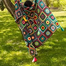 Manta Crochet. Un progetto di Uncinetto, DIY e Fiber Art di karinarojasfuentes - 23.06.2025