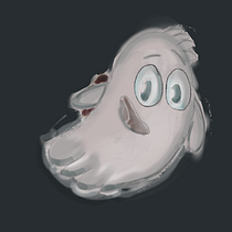 Simon the ghost, my character . Un progetto di Character design, Disegno digitale, Illustrazione digitale, Pittura digitale e Illustrazione tradizionale di rommymunnoz - 23.06.2025