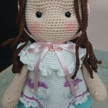 Lily Ann <3 - Muñeca Estilo Romántico de Tutitas. Amigurumi, Arts, Crafts, Crochet, Fiber Arts, Textile Design, To, and Design project by Alejandra Perales Arreozola - 06.24.2025