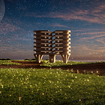 ARQUITECTURA BRUTALISTA SURREAL. Een project van 3D,  3D-ontwerp y  3D-modellering van chriscorona07 - 24.06.2025