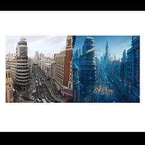 Madrid del futuro. Artificial Intelligence, AI Content Creation, Content Marketing, Content Writing, and Social Media project by mariatrelles21 - 06.24.2025