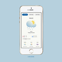 Iconografia para previsão do clima. Design gráfico, Design de produtos, Ilustração vetorial, UX / UI, e Design projeto de Letícia Santana - 25.06.2025