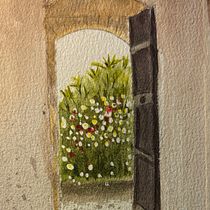 Doorway . Fine Arts, Painting, and Watercolor Painting project by Charlotte Wenninger - 06.26.2025