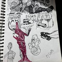 lo hermoso de lo incompleto . Een project van  Tekening,  Illustratie met inkt, Sketchbook, Tekening met potlood y  Schetsen van sbalaguera0 - 27.06.2025