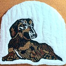 My Dachshund ❤️. Embroider, Punch Needle, and Textile Design project by v_guidi - 06.29.2025