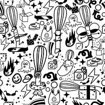 Egg beater Character. Un progetto di Design, Illustrazione digitale e Graphic design di zlrrlzful - 29.06.2025