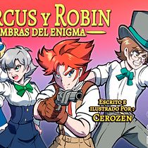 Marcus y Robín Sombras del Enigma. Comic, Digital Drawing, Digital Illustration, Drawing, Traditional illustration, Manga, and Narrative project by Neko Cerozen - 06.29.2025