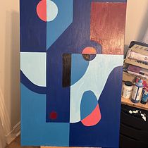 Abstract Composition #1. Design, Digital Design, Fine Arts, Graphic Design, and Traditional illustration project by Andrew Boyce - 06.30.2025