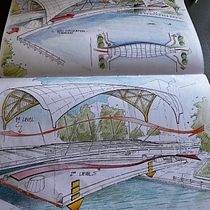 Puentes en show De Fuentes. Architectural Illustration, Architecture, Drawing, and Sketching project by . . - 06.30.2025