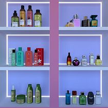 Beauty & Cosmetics Shop Design. Decoration, Interior Design, Interior Decoration, Color Theor, and Spatial Design project by Victor Wanambisi - 06.30.2025